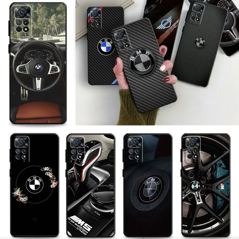 

Protect Len Luxurious BMW Logo Sports Car For Redmi Note 10C 11 9 9C 9A 12 Pro 9S K40 10 Pro 8T 8 Cover