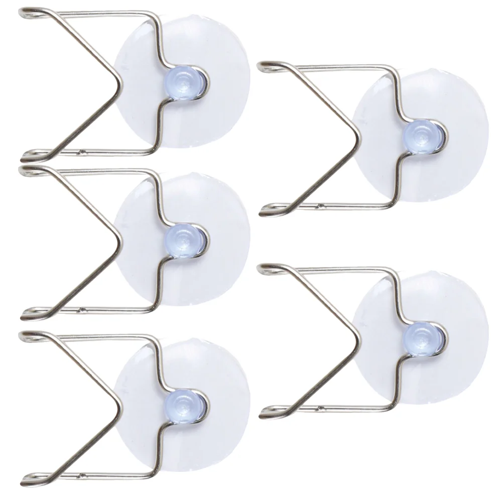 

5PCS Sponge Drying Rack Wall Towel Hook Drain Sponge Rack Kitchen Sponge Container Bathroom Sponge Caddy