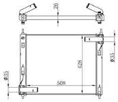 

BNI283026 for engine water radiator JUKE 1,6 DIG-manual gear (× 26)