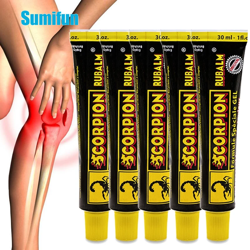 

5Pcs 30g Scorpion Ointment Powerful Efficient Relief Muscle Pain Headache Neuralgia Acid Stasis Joint Analgesic Medical Cream