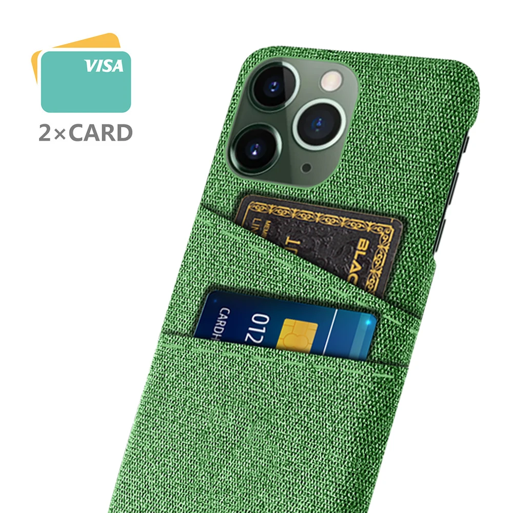 

Luxury Case For iPhone 14 Pro Max Case For iPhone 14Pro Max Dual Card Fabric Cloth Business Cover For iPhone 14 13 12 11 Pro Max