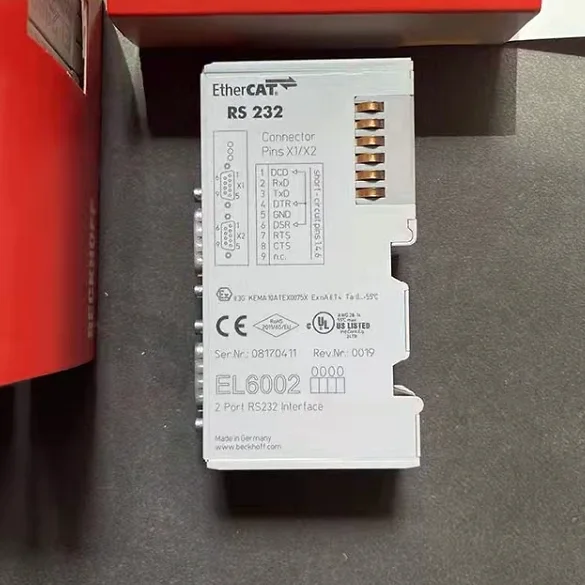 Новый немецкий модуль Beckhoff EL7047 EL6002 EL6022 EL3008 EL6601 EL4132