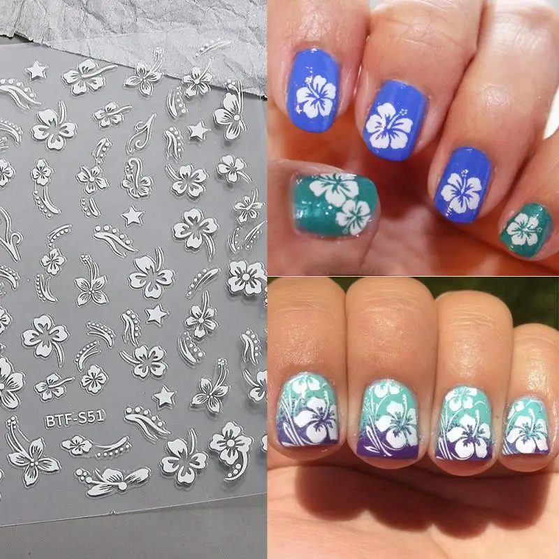 Nail Art Adhesive 8cm*10.5cm Summer Fresh Showing Off Is Popular Versatile Temperament Selected Materials Stickers