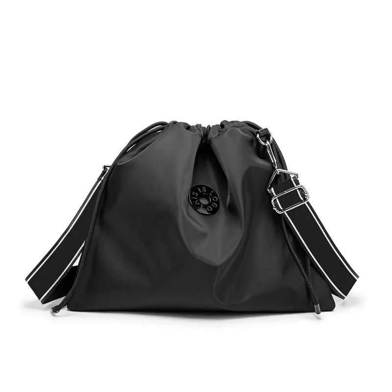 

Pleated Bucket Bags 2023 Nylon Crossbody Bag Fashion Designer Female Handbags Purses Shoulder Bag for Women