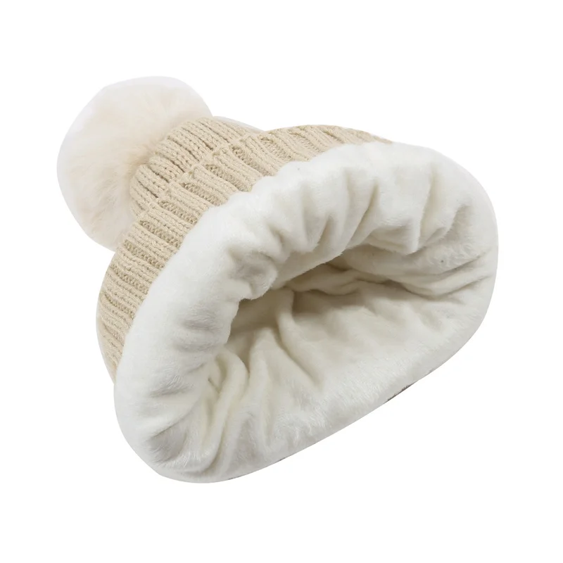 3 шт. набор зимних вязаных шарфов и перчаток для сенсорного экрана женщин теплый