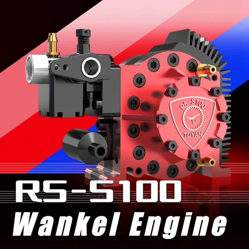 

TOYAN RS-S100 2.46Cc RC Nitro Water-Cooled Single Rotor Engine Internal Combustion Engine Model Toy 2200-18500Rpm