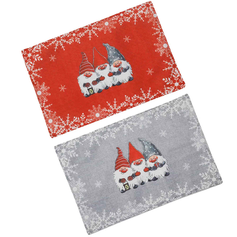 

Christmas Dining Table Mat Christmas Table Placemats Xmas Table Mats Christmas Dinner Mats Square Christmas Placemats