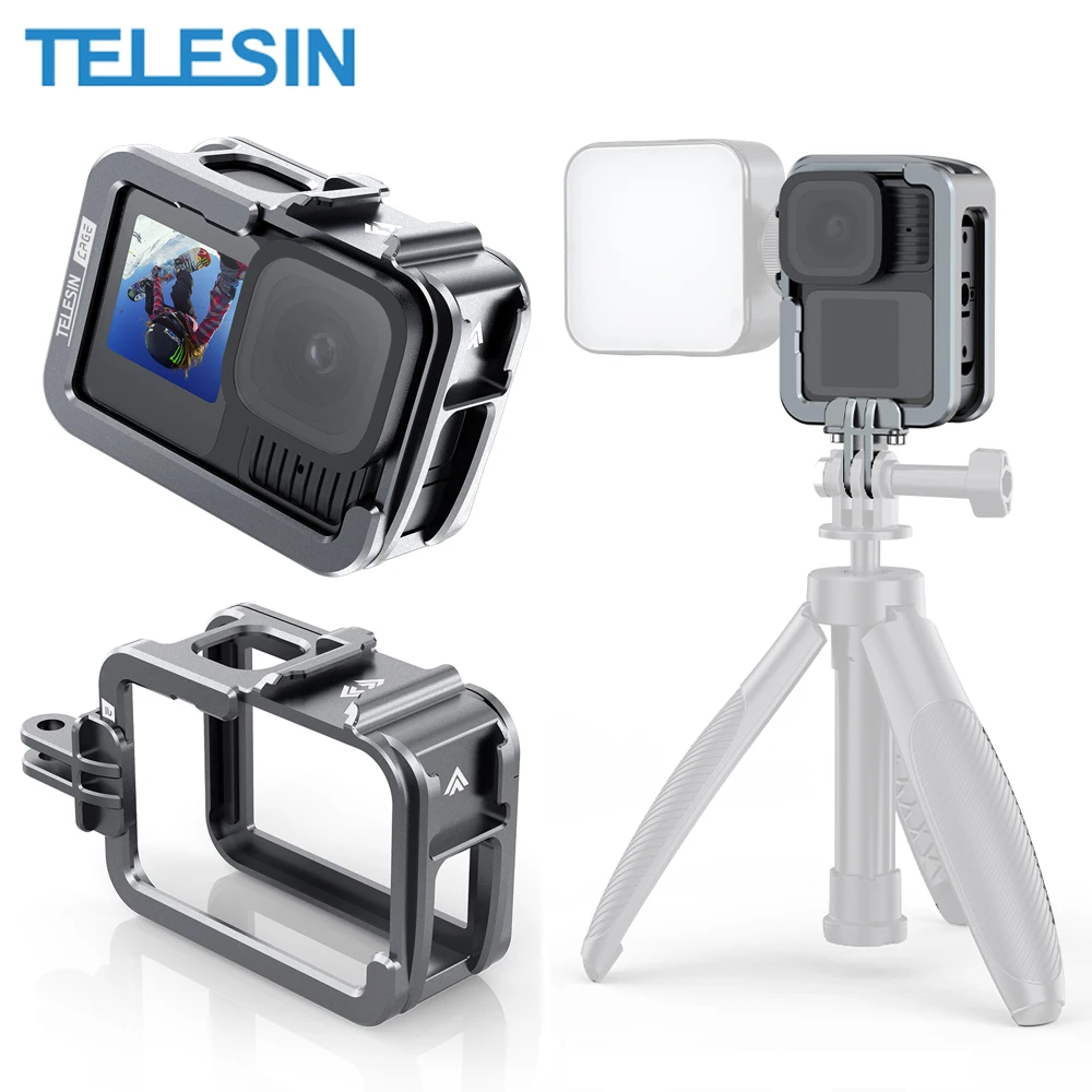 Чехол с рамкой из алюминиевого сплава для Gopro Hero 9 10 11 12 13