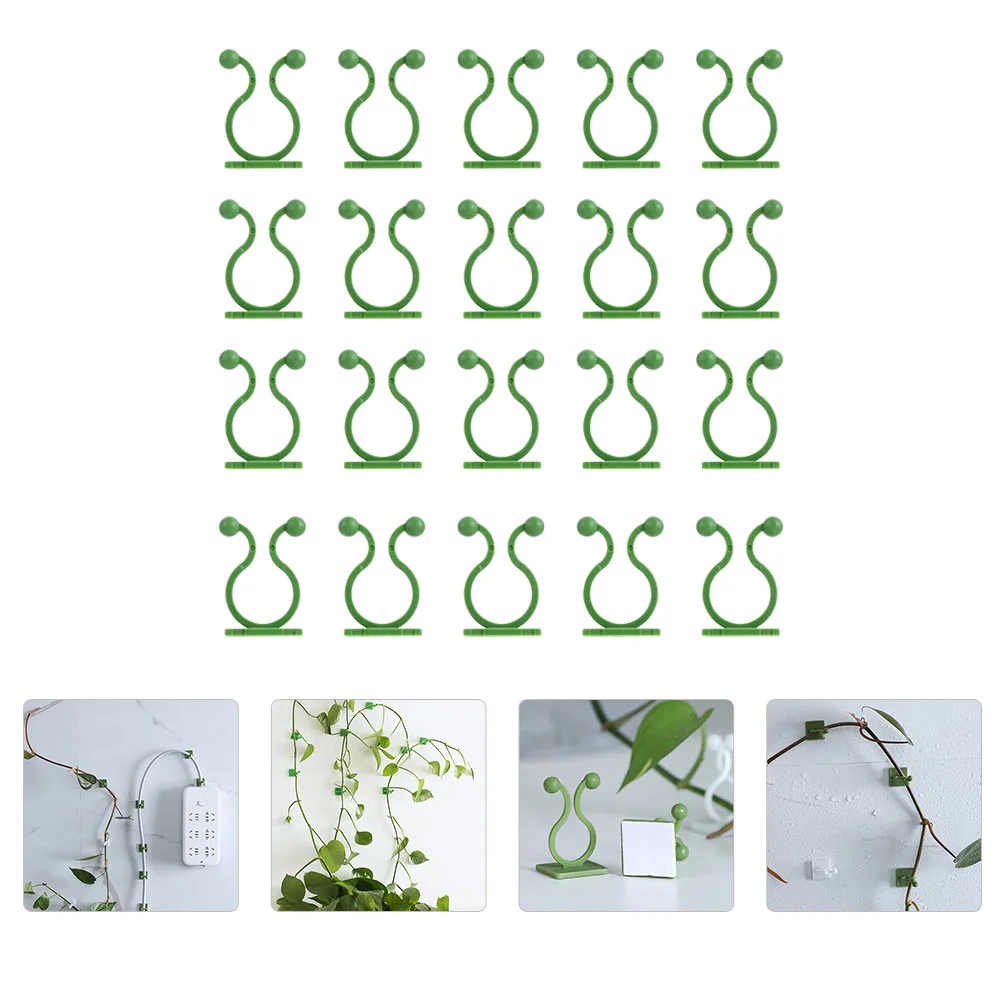 

Clips Hook Wall Vines Climbing Support Forfixing Clip Vine Holder Fixture Grow Stand Invisible Sticky Binding Cages Ring