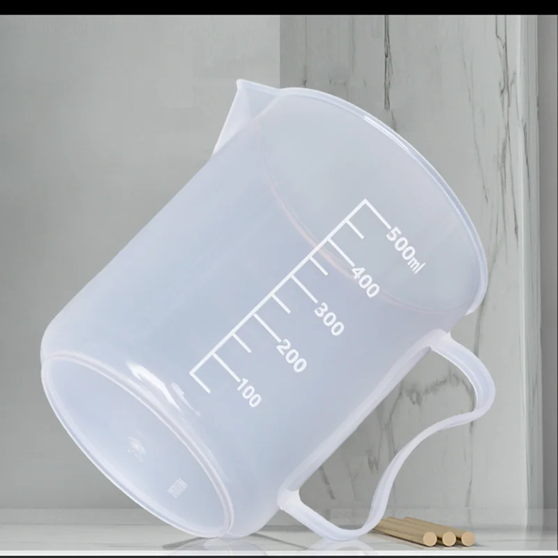

Measuring Cup Food Grade Plastic With Scale 100-5000ml Liquid Container Transparent Mixing Cup