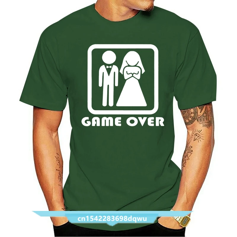 

Coolmind Pure Summer New Style Loost Game Over Camisetas Men T Shirt Letter O Neck Men Tshirt Hip Hop T-Shirt Men Tee Shirts