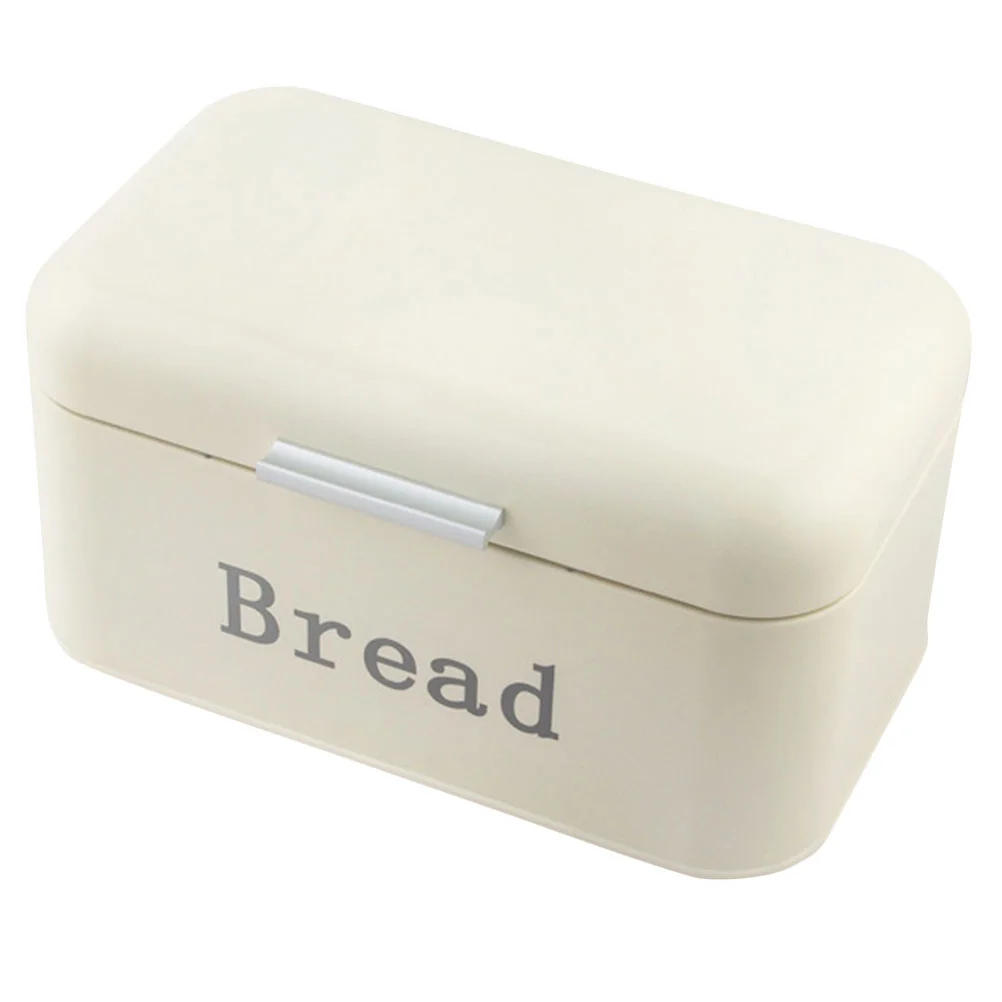 

Bread Box Holder For Kitchen Counter Metal Storage Bin Containers Breadbox Countertop Household Desktop French Toast