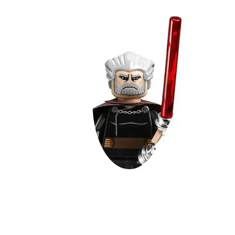 Звездные войны Йода Мандалорец Хань Соло C-3PO Лея Дарт Вейдер Блок Мини-робот