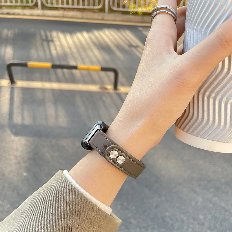 Leather Strap For Huawei band 8/7NFC Correa Bracelet Replacement watchband For Huawei band 6 Pro Sport Strap Women Men Belt