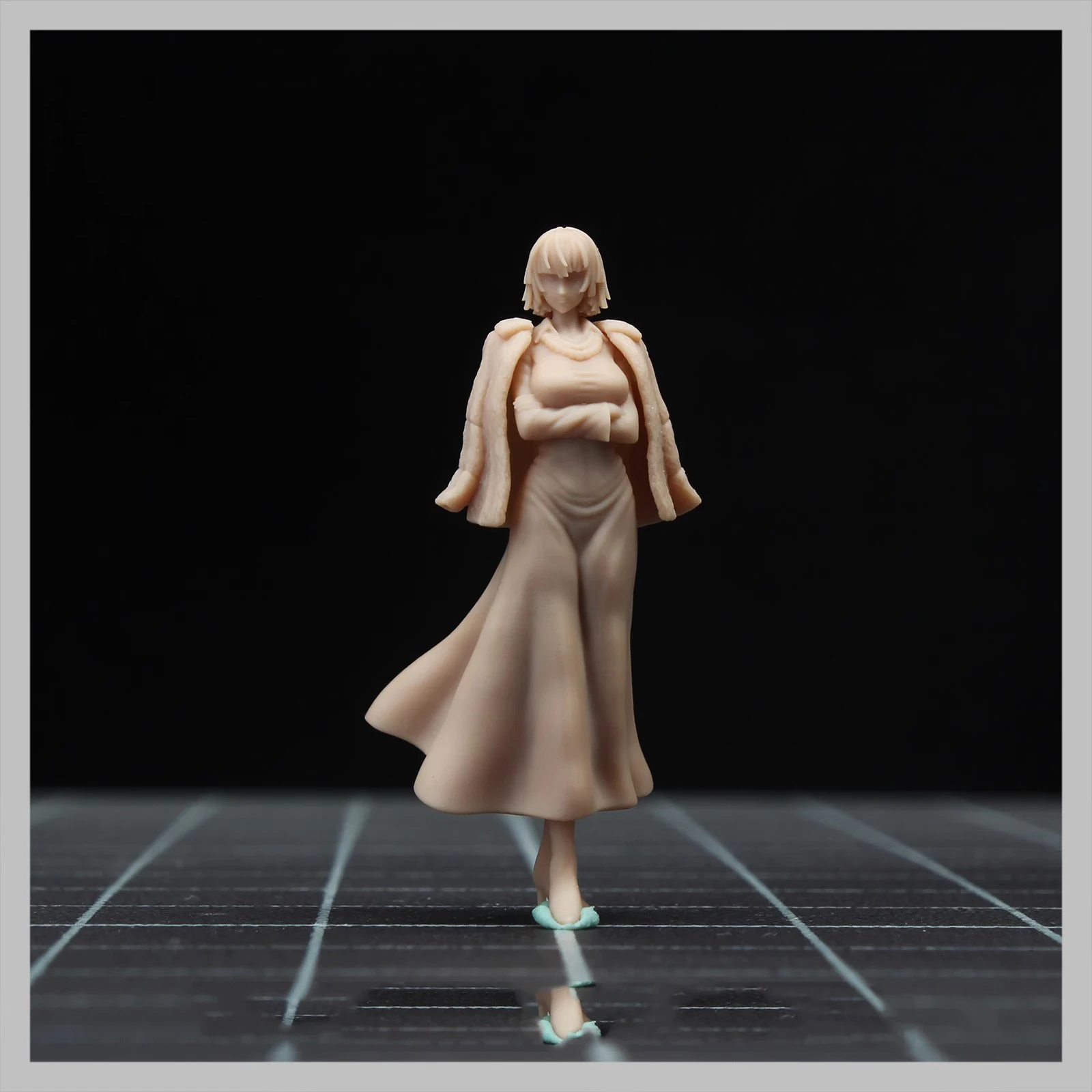 Каучуковая миниатюрная фигурка манга из японской манги в масштабе 1/64 1/43 1/72