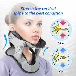 Heating Neck Cervical Traction Hot Compress Adjustable Collar Spine Cervicale Neck Care Pain Relief 