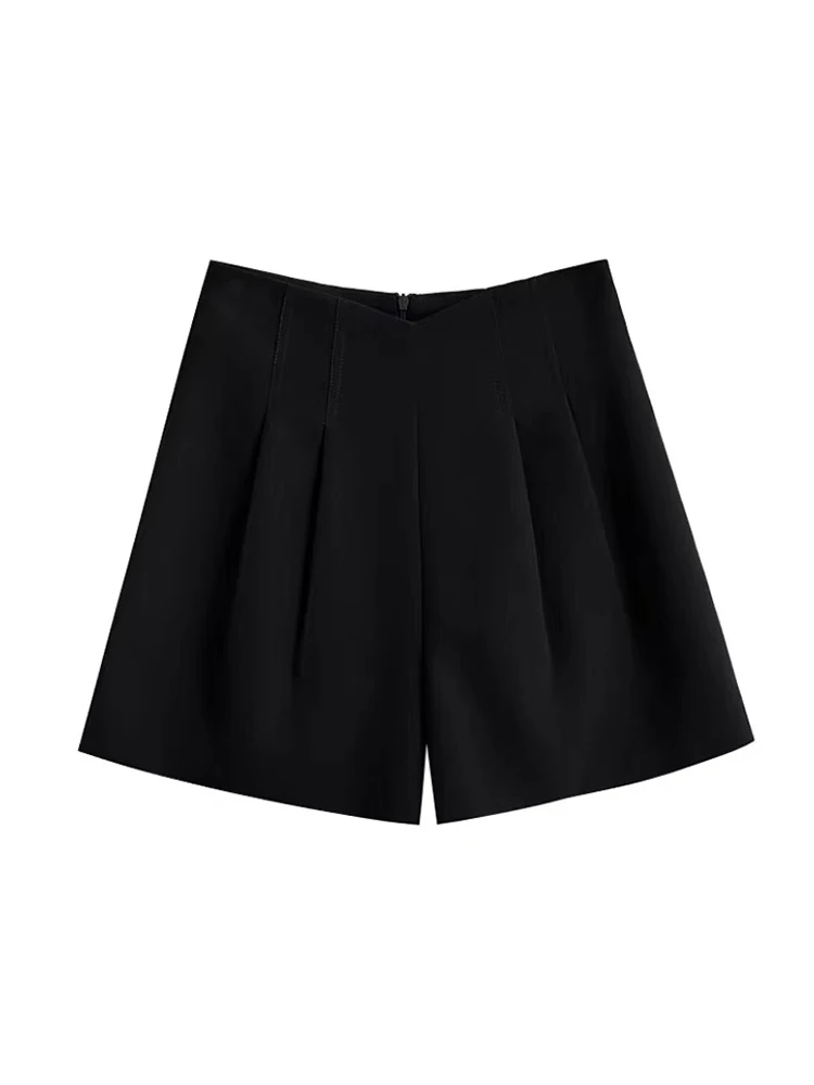 Женские шорты летние модные повседневные с высокой талией А-силуэт модель 2022