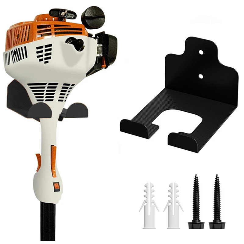 Гаражный органайзер стойка для триммера садовая вешалка электроинструментов