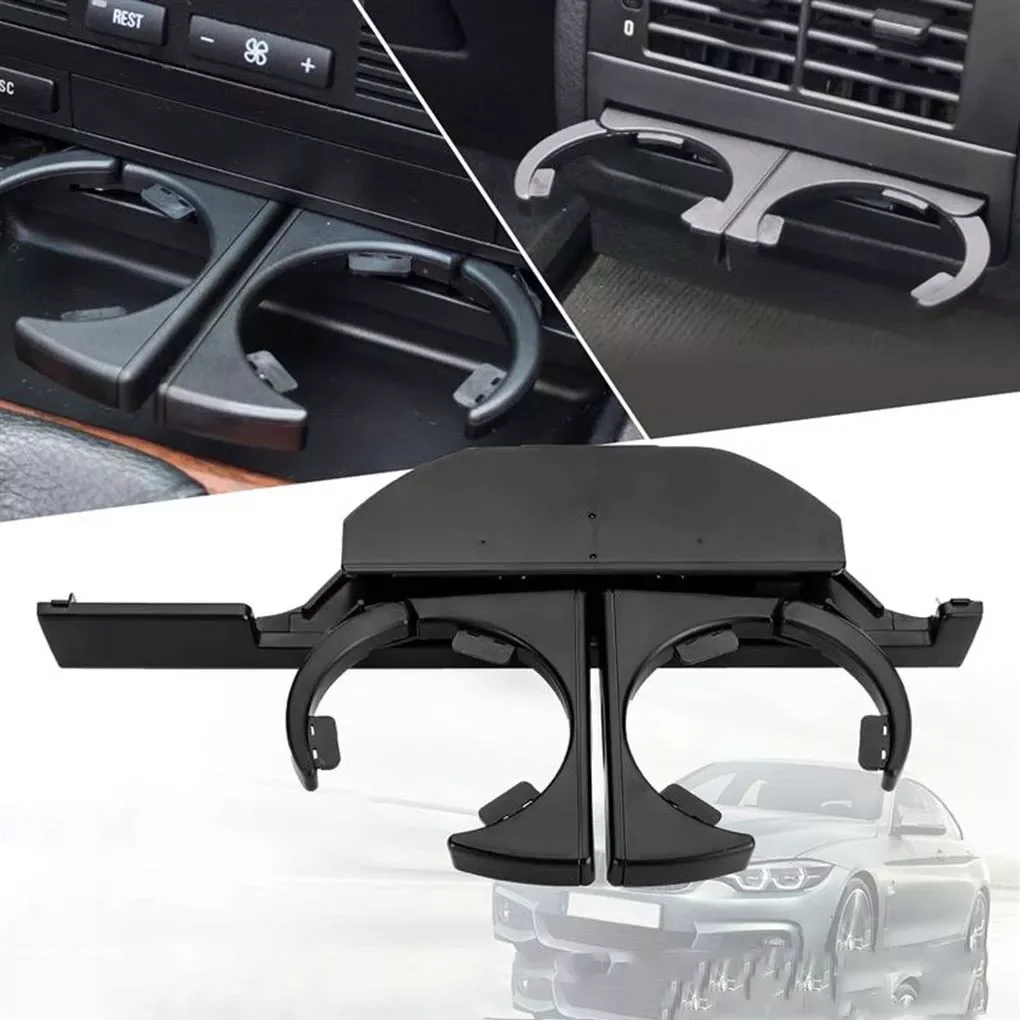 

Car Dash Mounted Console Cup Holder Front Right/Left Retractable Drinks Holder