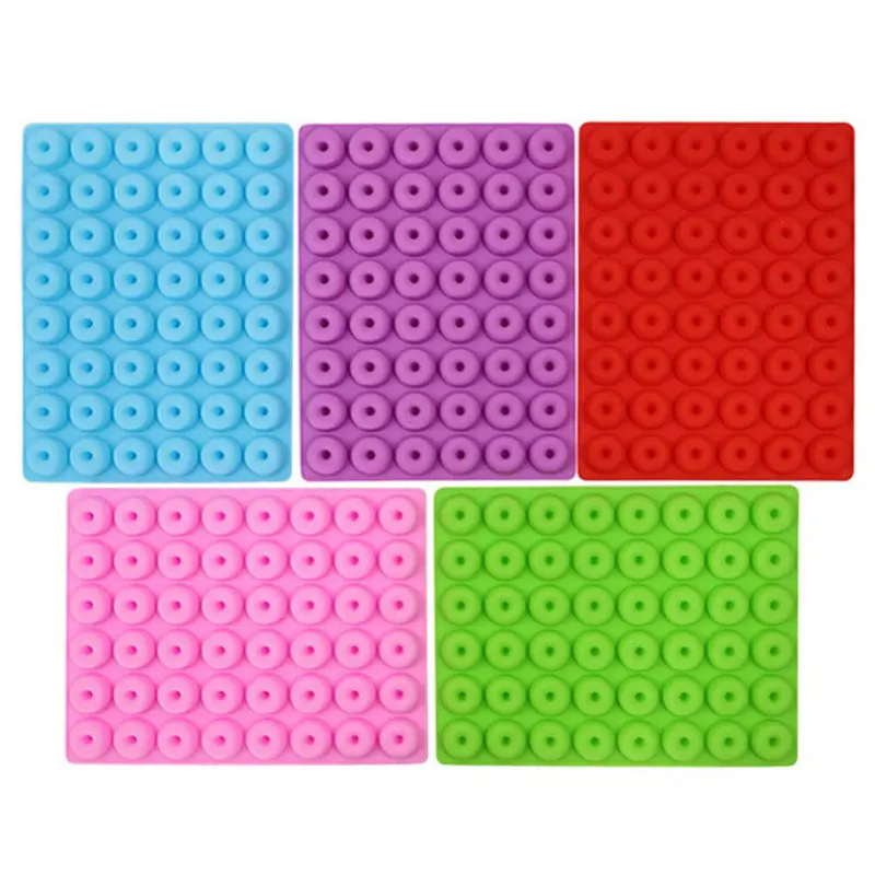 48-полосная силиконовая форма для шоколада в виде пончиков инструмент выпечки