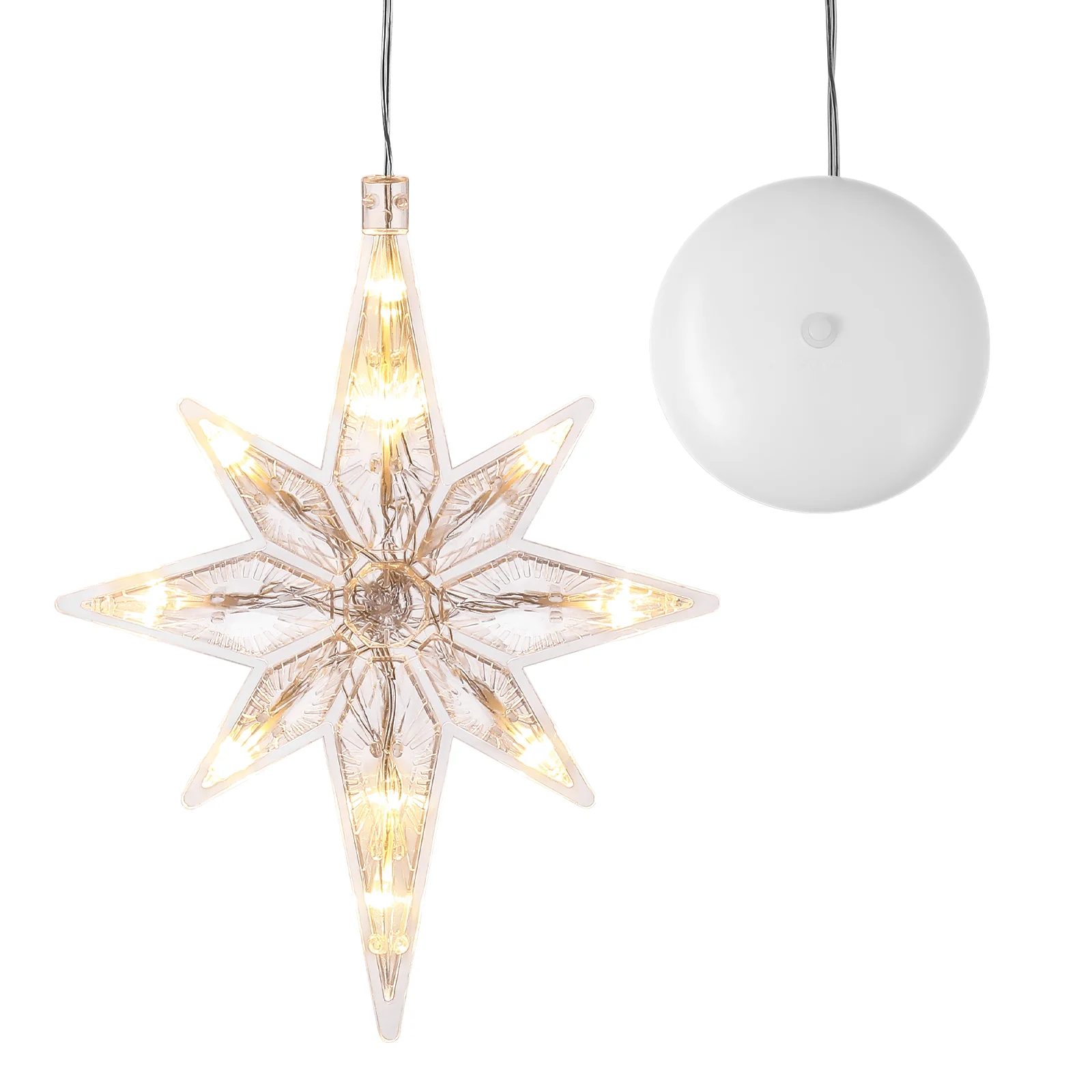 

Lights Window Hanging Light Christmassuction Cup Star Led Party Widowlamp Decorations Suckerwedding String Operatedxmas