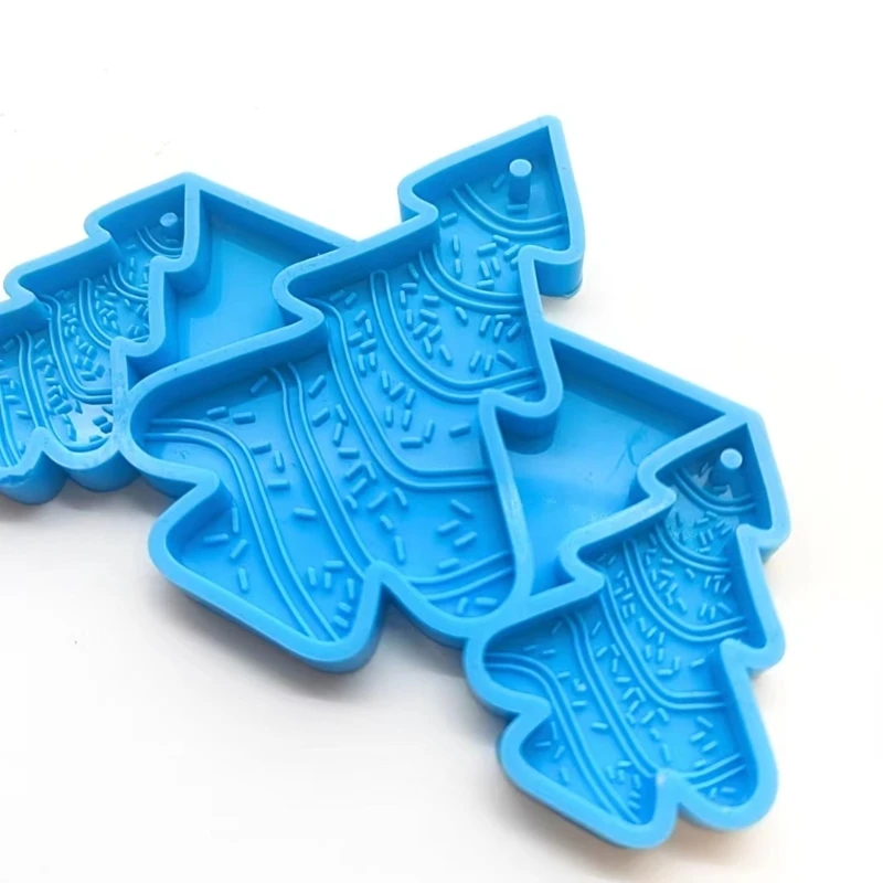 

Christmas Keychain Mold DIY Epoxy Craft Necklace Keychain Jewelry Silicone Mold