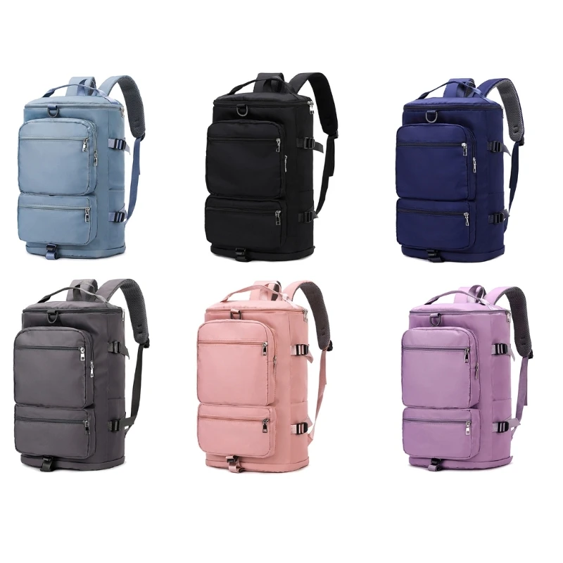 Gym Bag for Men Convertible Duffle Bag Backpack with Shoe Compartment for Women
