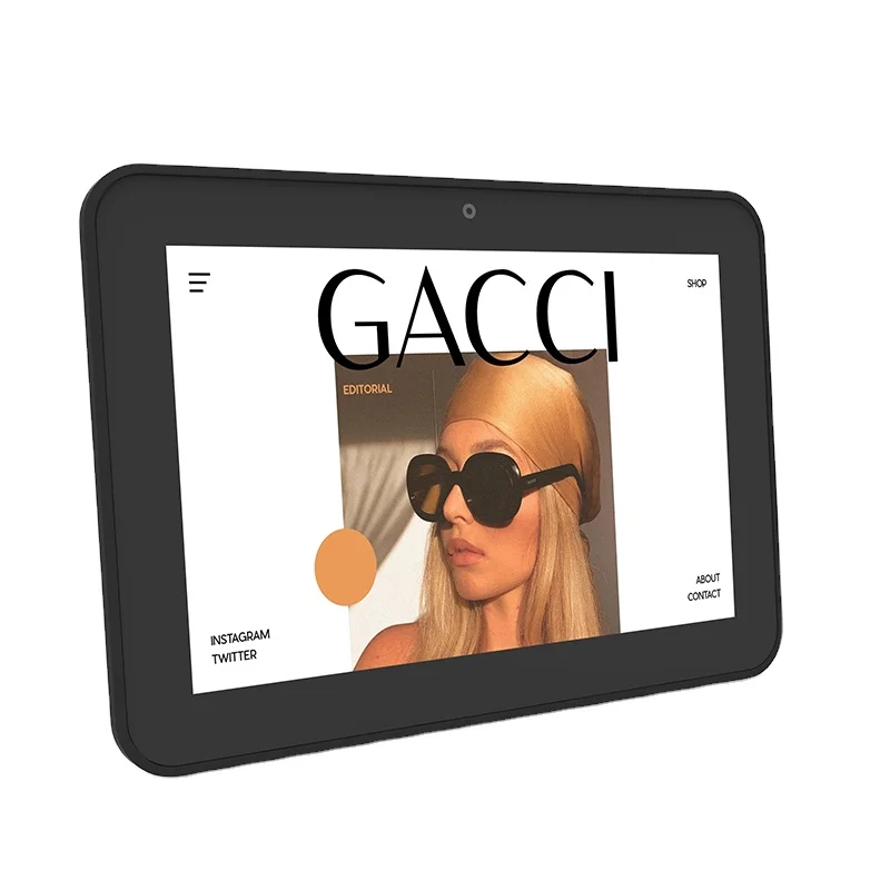 WF8386T Android 11 Настенное крепление POS-система Сенсорный экран Автобус Видеоплеер