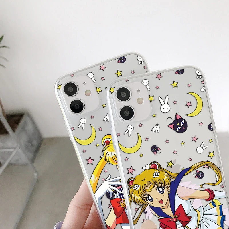 Чехол с Сейлор Мун для Huawei P Smart Y7 Y6 Y9 Prime 2019 2021 Honor 10i 20i 50 8X Mate 20 P30 P20 P40 Lite E Pro