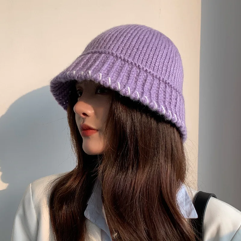 

Женская теплая шерстяная шляпа в стиле хип-хоп