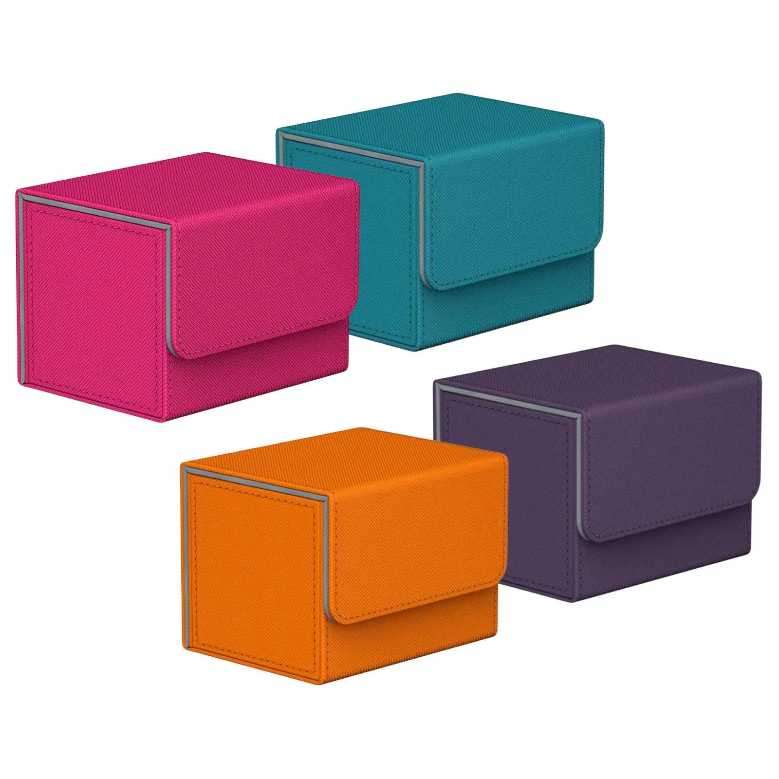 

Durable Convertible Deck Box Storage Protector Hobbies Collectible Toy Holder for Trading Card Carrying