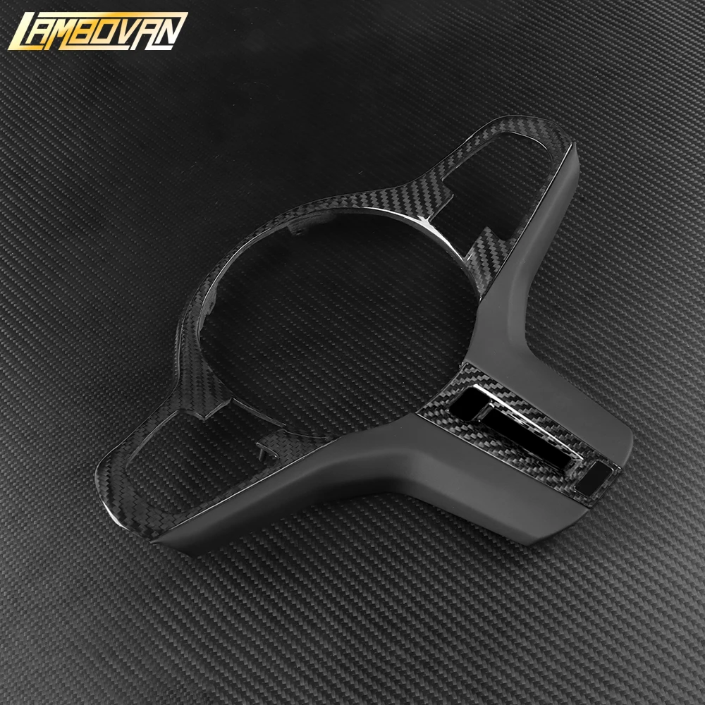 Фото Накладка на руль из карбона для BMW M2 G87, M3 G80, M4 G82 G83, M5 F90, X3M F97, X4M F98, X5M F95, X6M F96, F92, F93 №3