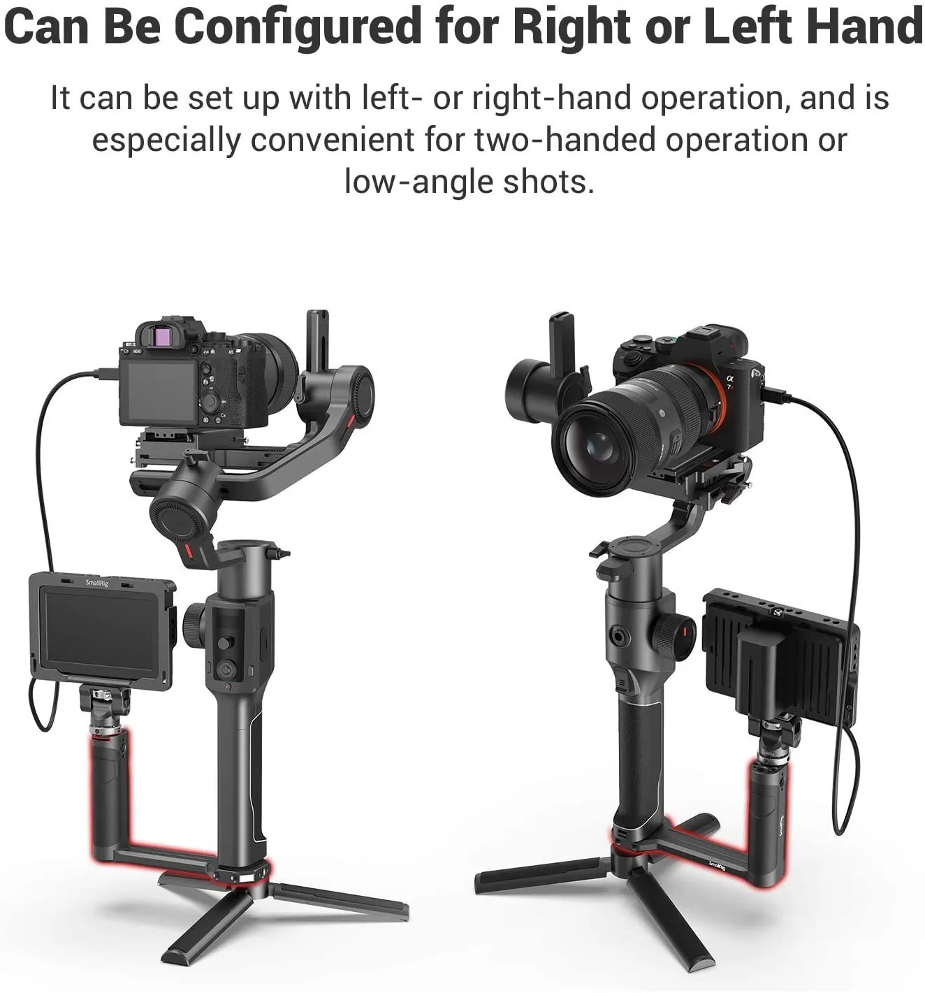 Боковая ручка SmallRig RoninS для DJI Ronin-S / SC & Zhiyun Crane 2 V2 Moza Air AirCorss Gimbals W/ Cold Shoe Mount 2786 |