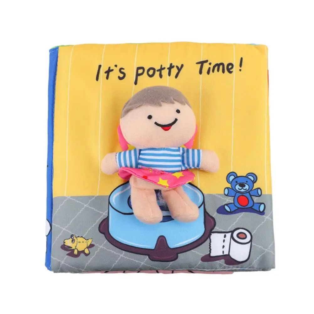 

Baby Soft Cloth Book Form 0-6 Months Interactive Fabric Book For Newborns And Toddlers Educational Cloth Book Sensory Toys Readi