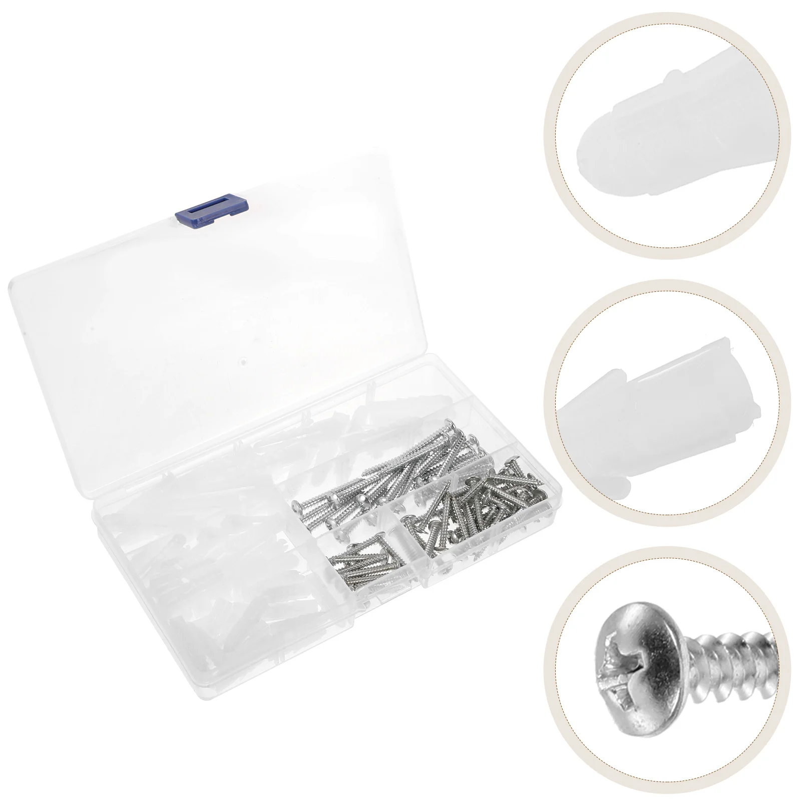 

Expansion Pipe Screw Concrete Wall Anchors Screws Drywall Heavy Duty Plaster