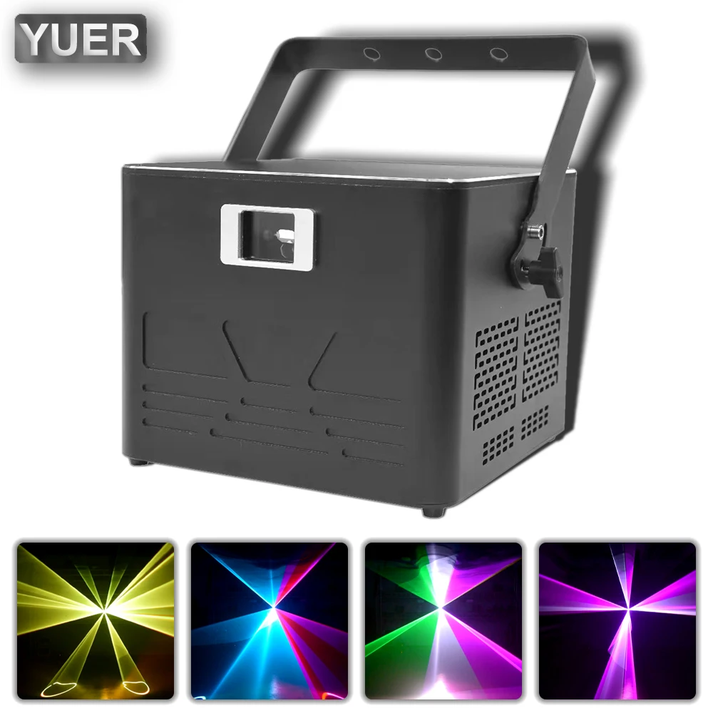 

ILDA 10W 30KPPS RGB Laser Light Animation Beam Scanner Stage Laser Projector Party Laser Light Dj Laser Stage Effect Light DMX