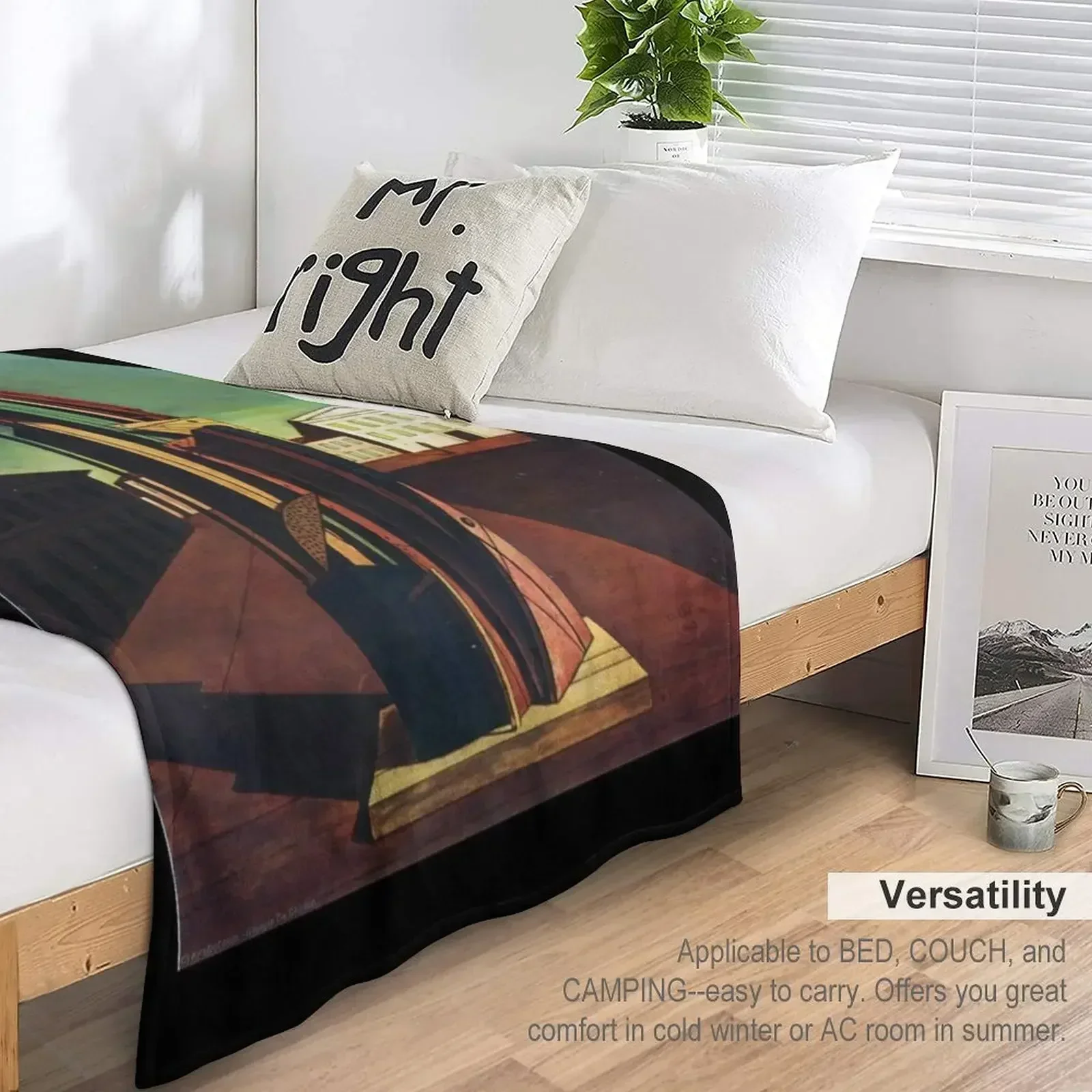 Одеяло Giorgio De Chirico идеи подарков на день Святого Валентина декоративные пледы для