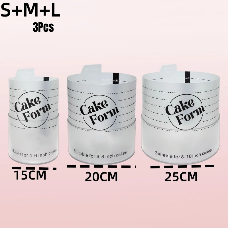 

Экологичная Пластиковая Круглая Регулируемая Форма Для Торта С Выдвижными Инструментами, Кольцо Для Пончиков И Мусса