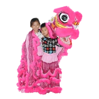 children lion dance kid mascot costume chinese traditional folk festival performances classic double southern lion cosplay props
