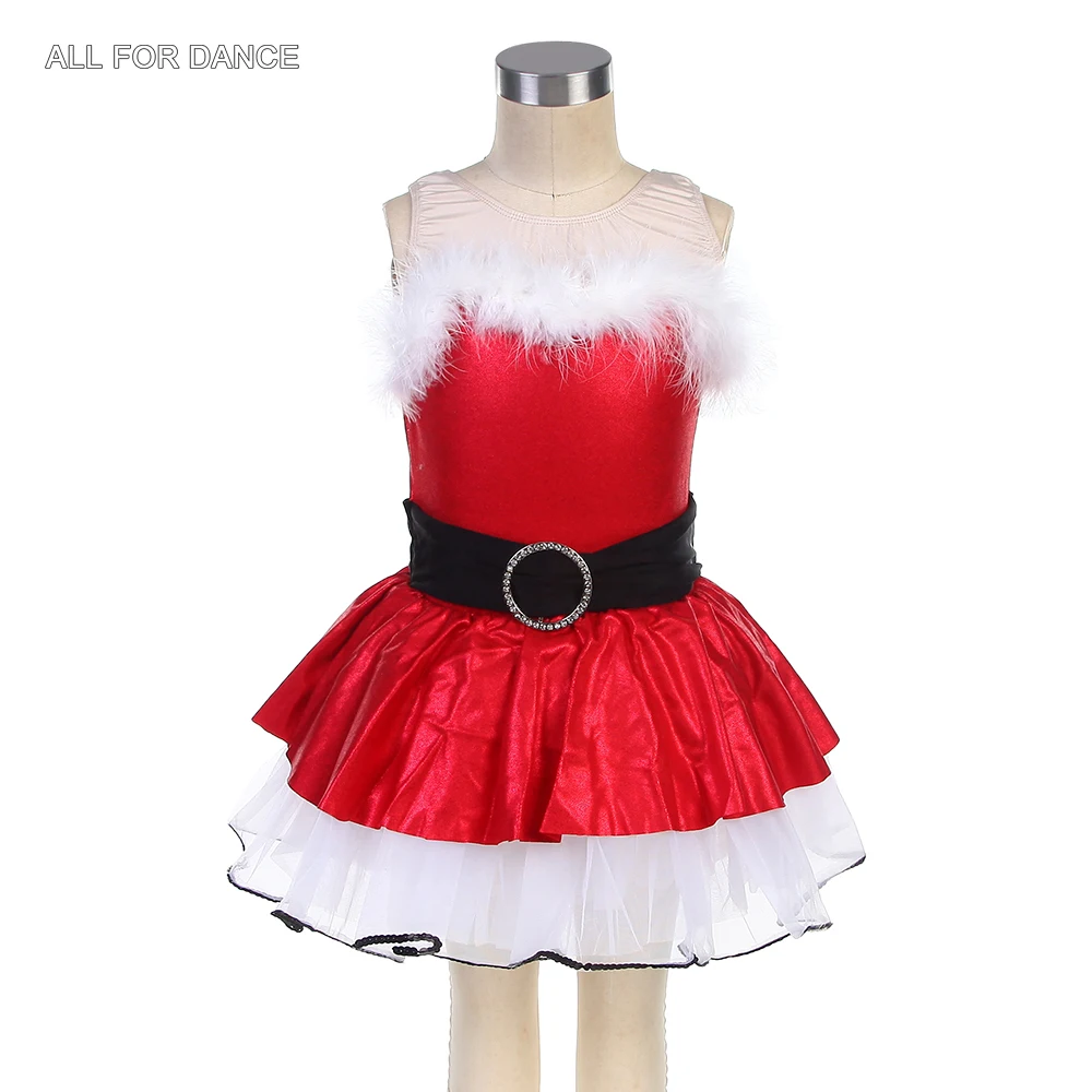 14298 красный лиф из спандекса с блестками балетная пачка красивый дизайн