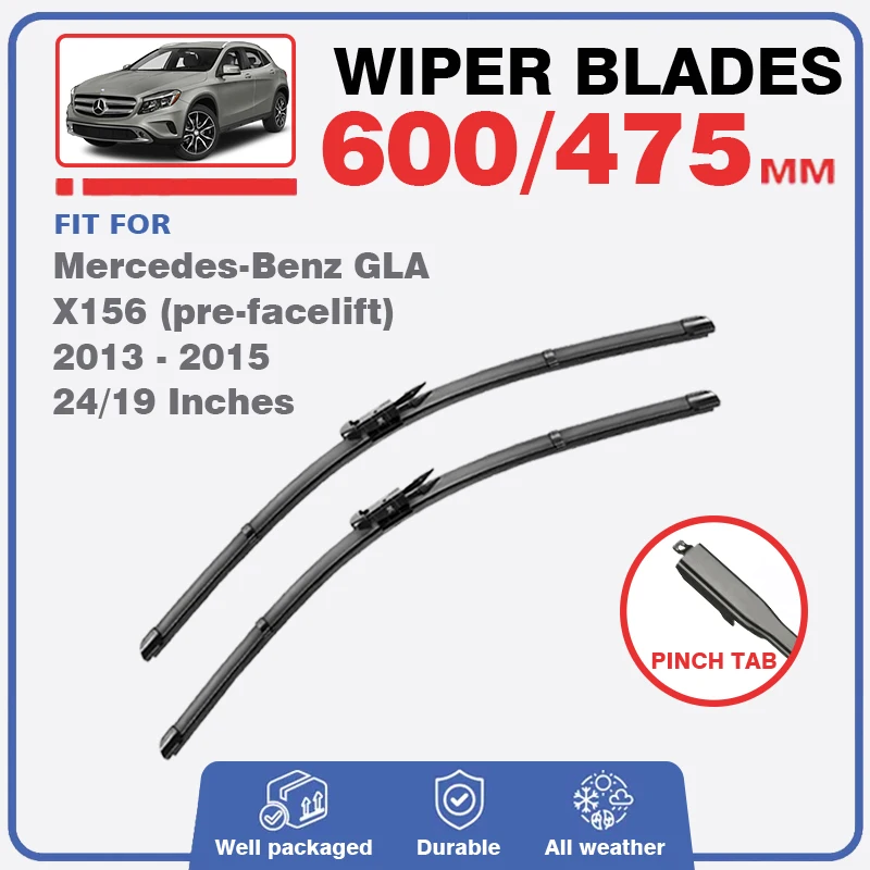 Для Mercedes Benz GLA X156 2013 2014 2015 предварительно подтягивающая передняя щетка