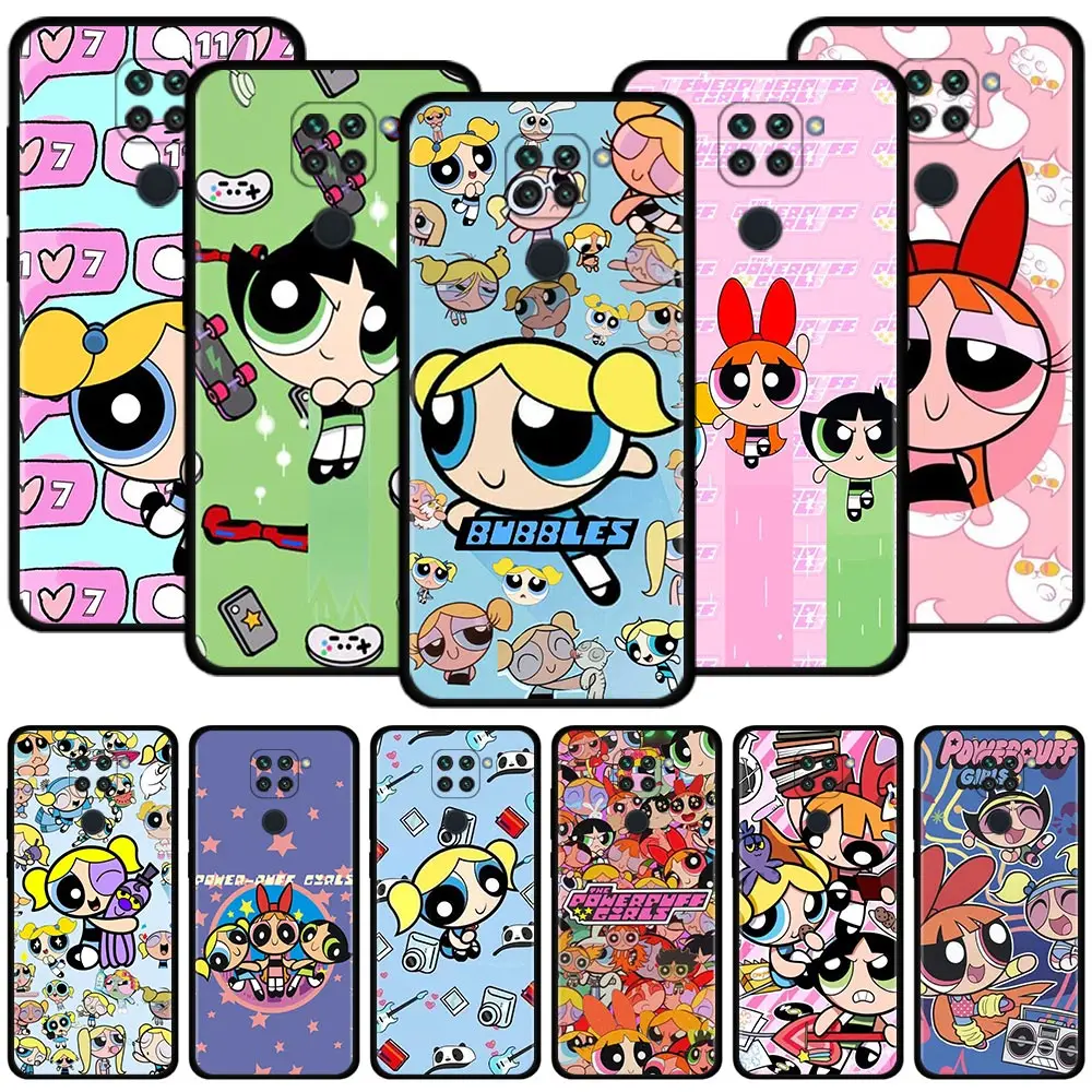 

Mobile Phones Case For Xiaomi Redmi Note 11T 11 10 8 Pro 9S 9T 9 8T 7 11ProPlus K40 9A 9C 7A Cover Cartoon girl policewoman