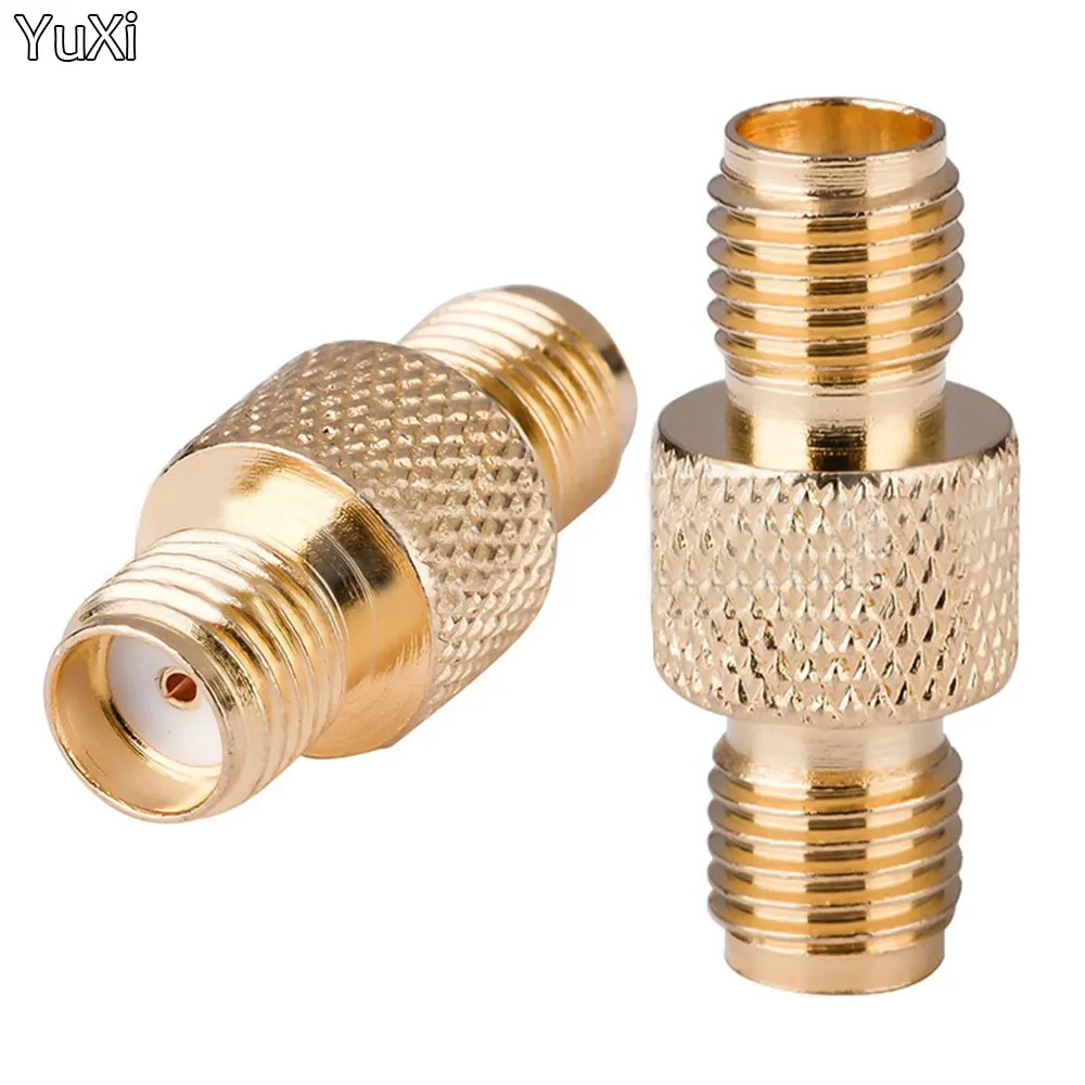 

YUXI 1PCS RF Connector RF Coaxial Adapter SMA Coax Jack Barrel Connector SMA Female to SMA Female Adapter