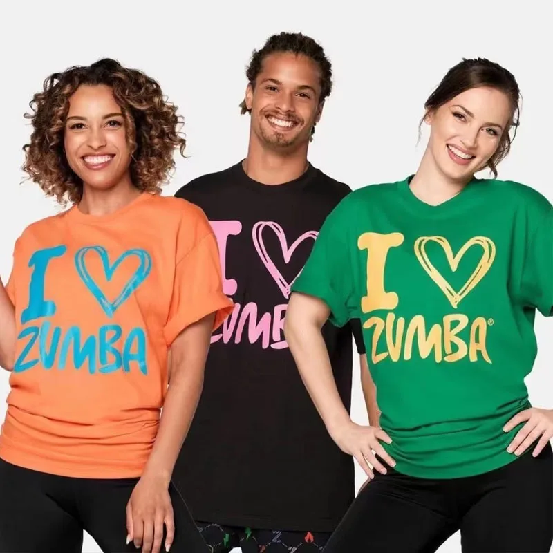 

ZUMBA Men's and Women's Casual Short Sleeve T-Shirt