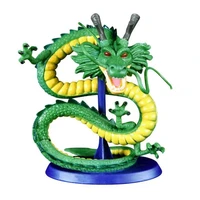 11cm dragon ball cyan dragon handmade model decoration dragon ball z anime dragon doll toy party desktop ornaments