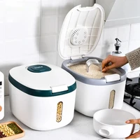 kitchen container 5kg 10kg barreled nano insect proof moisture proof lunch box grain sealed tank household grain storage