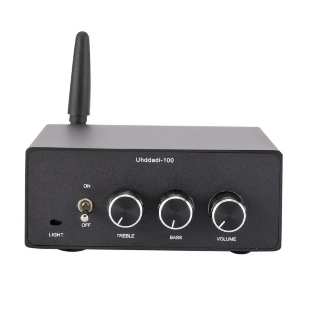 

Audio Amplifier Receiver Mini With Bass And Treble Control bluetooth-compatible 2 Channel Hi-fi Transmission Equipment 2.0 Ch