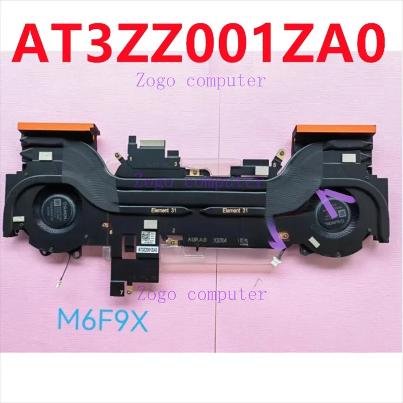 Оригинальный TFGVT M6F9X 0M6F9X AT3ZZ001ZA0 для Dell G15 5530 RPL 115 Вт 12 В охлаждающий вентилятор