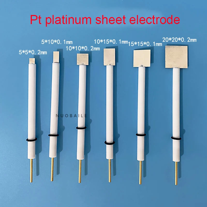 

Pt210 Platinum Sheet Electrode 10*10*0.1mm High-purity Laboratory Platinum Working/auxiliary Electrode 99.99