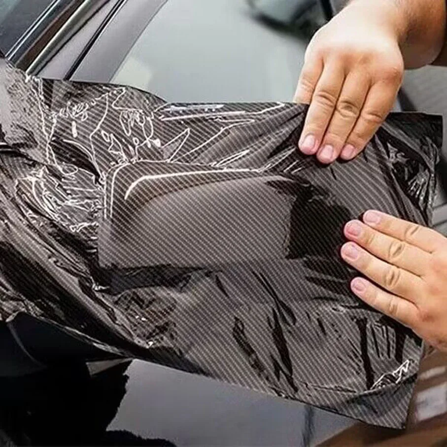 Суперглянцевая виниловая 5d-пленка из углеродного волокна с большой текстурой, суперглянцевая 5D 6D углеродная пленка размером 50 см * 150 см/200 см/300 см
